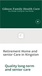 Mobile Screenshot of gibsonfamilyhealthcare.com